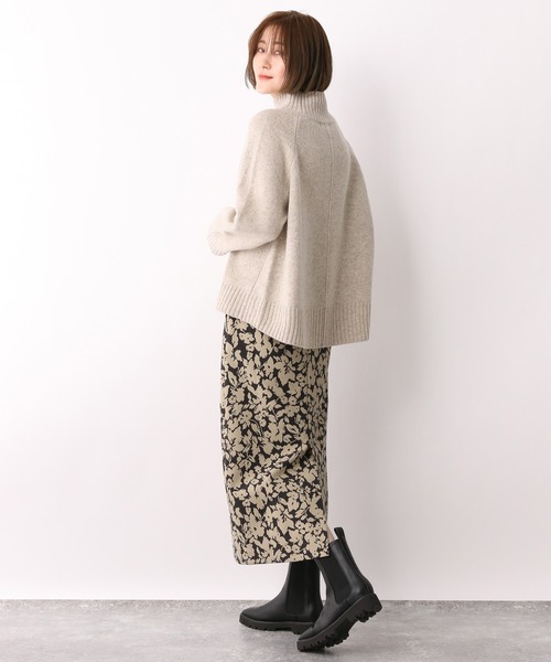 A part by（アパートバイ）の「PoCoジャガードスカート　239917（スカート・レディース・ベージュ/グリーン系その他5・MEDIUM/LARGE）」の19枚目の写真