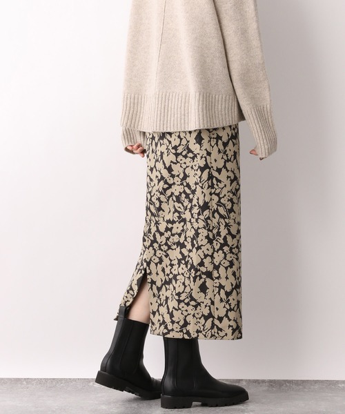 A part by（アパートバイ）の「PoCoジャガードスカート　239917（スカート・レディース・ベージュ/グリーン系その他5・MEDIUM/LARGE）」の6枚目の写真