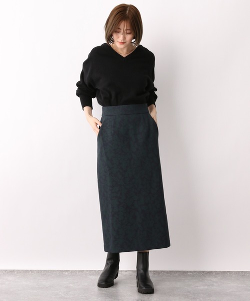 A part by（アパートバイ）の「PoCoジャガードスカート　239917（スカート・レディース・ベージュ/グリーン系その他5・MEDIUM/LARGE）」の22枚目の写真