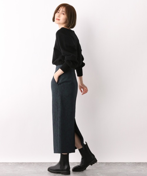 A part by（アパートバイ）の「PoCoジャガードスカート　239917（スカート・レディース・ベージュ/グリーン系その他5・MEDIUM/LARGE）」の14枚目の写真