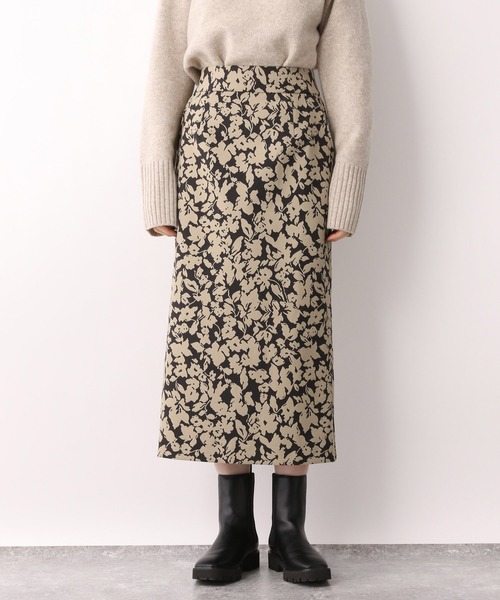 A part by（アパートバイ）の「PoCoジャガードスカート　239917（スカート・レディース・ベージュ/グリーン系その他5・MEDIUM/LARGE）」の20枚目の写真