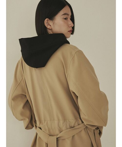 COTORICA（コトリカ）の「袖ボリュームカラートレンチ【スプリングコート】（トレンチコート・レディース・ベージュ/オレンジ/ブルー・SMALL/MEDIUM）」の17枚目の写真