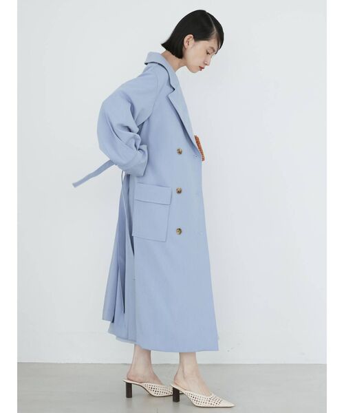 COTORICA（コトリカ）の「袖ボリュームカラートレンチ【スプリングコート】（トレンチコート・レディース・ベージュ/オレンジ/ブルー・SMALL/MEDIUM）」の18枚目の写真