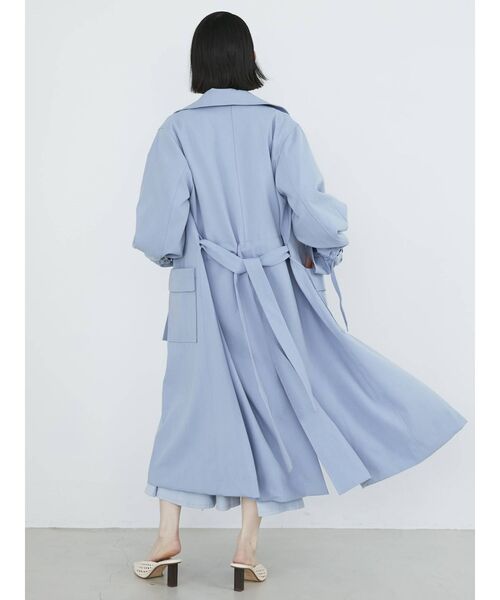 COTORICA（コトリカ）の「袖ボリュームカラートレンチ【スプリングコート】（トレンチコート・レディース・ベージュ/オレンジ/ブルー・SMALL/MEDIUM）」の22枚目の写真