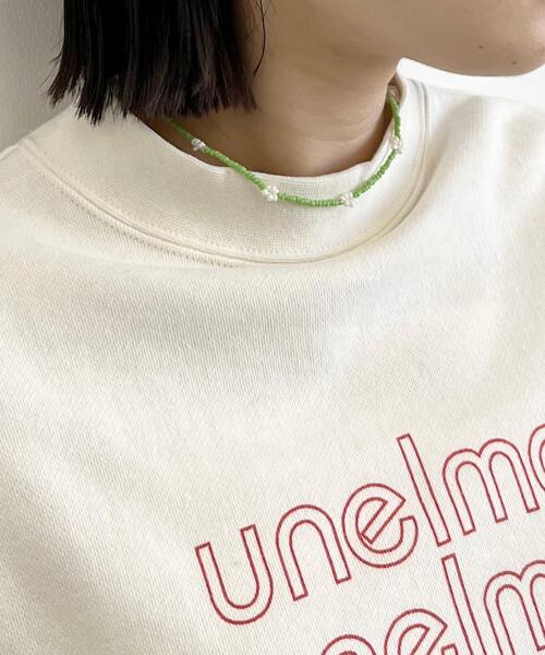 CITEN（シテン）の「＜CITEN（シテン）＞フラワー＆ビーズ 2連 ネックレス（ネックレス・レディース・シルバー/ケリー・FREE）」の9枚目の写真