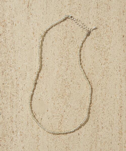 CITEN（シテン）の「＜CITEN（シテン）＞フラワー＆ビーズ 2連 ネックレス（ネックレス・レディース・シルバー/ケリー・FREE）」の15枚目の写真