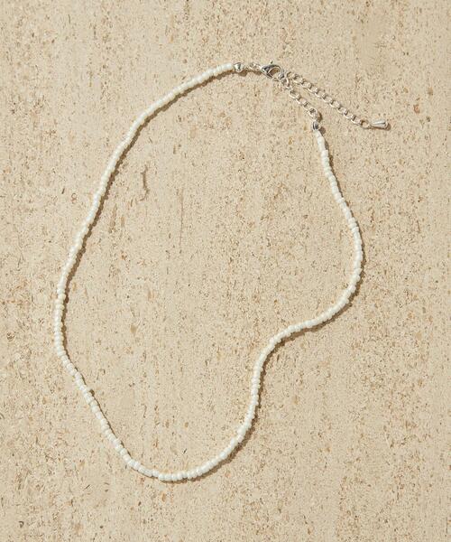 CITEN（シテン）の「＜CITEN（シテン）＞フラワー＆ビーズ 2連 ネックレス（ネックレス・レディース・シルバー/ケリー・FREE）」の12枚目の写真