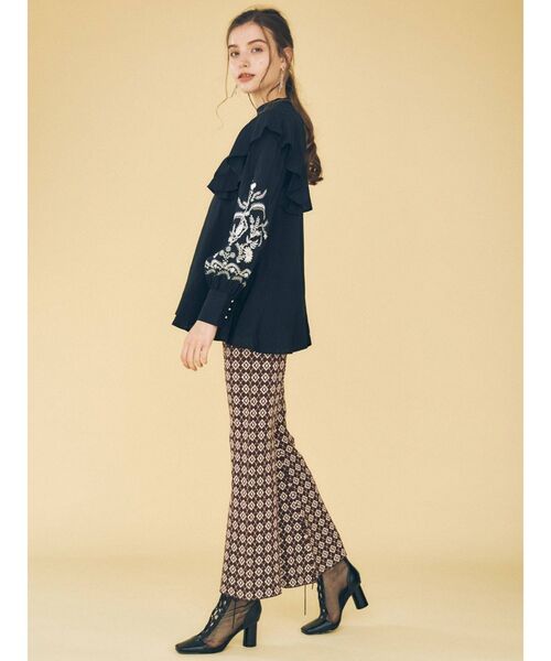 MERCURYDUO（マーキュリーデュオ）の「レースアップメッシュブーツ（その他シューズ・レディース・アイボリー/ブラック・36/38）」の10枚目の写真