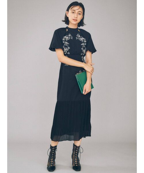 MERCURYDUO（マーキュリーデュオ）の「レースアップメッシュブーツ（その他シューズ・レディース・アイボリー/ブラック・36/38）」の6枚目の写真