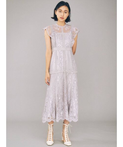 MERCURYDUO（マーキュリーデュオ）の「レースアップメッシュブーツ（その他シューズ・レディース・アイボリー/ブラック・36/38）」の11枚目の写真