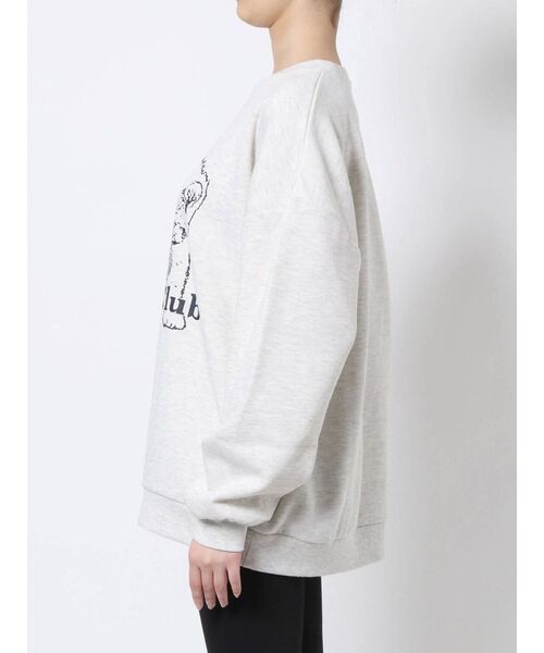 merry jenny（メリージェニー）の「KITTEN CLUBトレーナー（Tシャツ/カットソー・レディース・ブラック/ブラウン/グレー・FREE）」の10枚目の写真