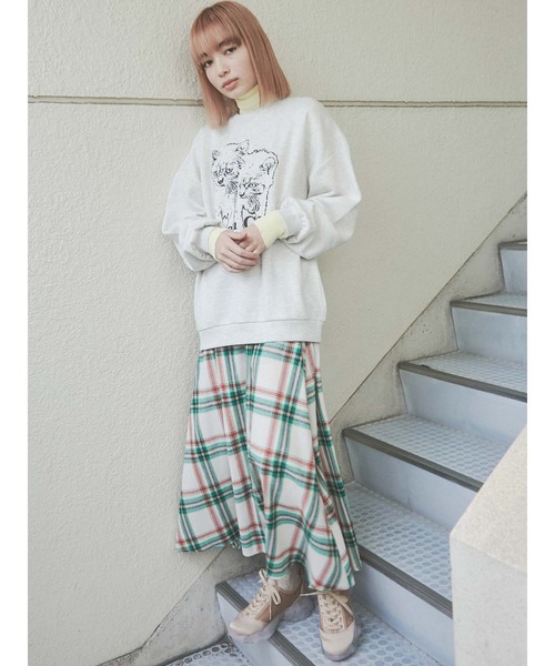 merry jenny（メリージェニー）の「KITTEN CLUBトレーナー（Tシャツ/カットソー・レディース・ブラック/ブラウン/グレー・FREE）」の20枚目の写真