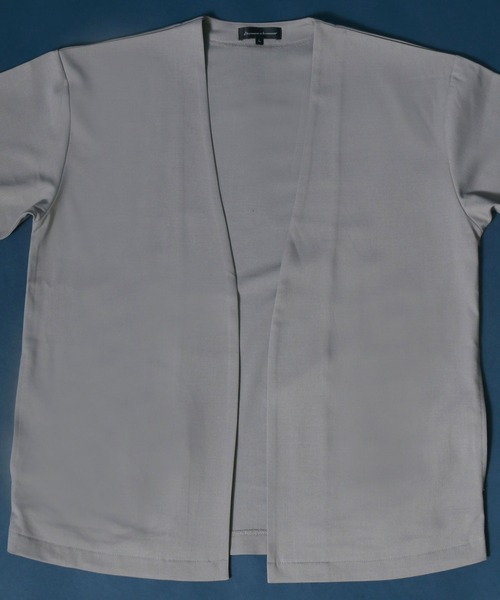 ANPAS(アンパス)の「Polyester Tropical Stretch Collarless Jacket SET-UP/別注 ポリトロ ストレッチ ノーカラージャケット&タックワイドテーパードパンツ セットアップ(セットアップ・メンズ・チャコールグレー/ライトグレー/ブラック/パープル/グレー系その他/グレイッシュベージュ・LL/M/L)」の12枚目の写真