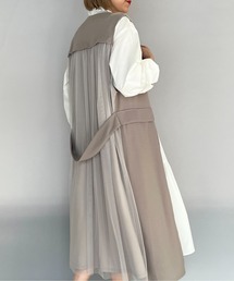 PICCIN | バックチュールロングジレ(ベスト)