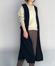 PICCIN | バックチュールロングジレ(ベスト)