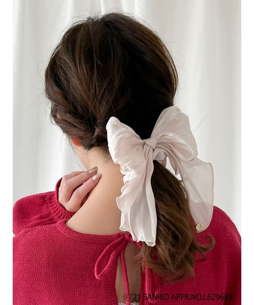 SLURR（スラ―）の「Sanrio characters シュシュ巾着セット（シュシュ・レディース・ライトブルー/レッド/ピンク/オレンジ/ミント/クリーム・FREE）」の9枚目の写真