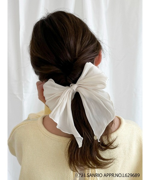 SLURR（スラ―）の「Sanrio characters シュシュ巾着セット（シュシュ・レディース・ライトブルー/レッド/ピンク/オレンジ/ミント/クリーム・FREE）」の11枚目の写真