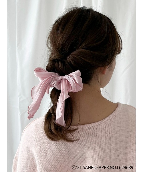 SLURR（スラ―）の「Sanrio characters シュシュ巾着セット（シュシュ・レディース・ライトブルー/レッド/ピンク/オレンジ/ミント/クリーム・FREE）」の12枚目の写真