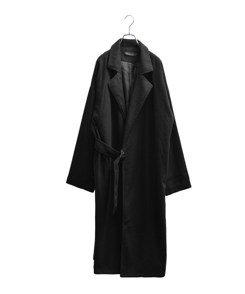 MinoriTY（マイノリティ）の「ソフトメルトン タイロッケン ロングコート（チェスターコート・メンズ・ブラック/グレー/ブラウン・L/M）」の14枚目の写真