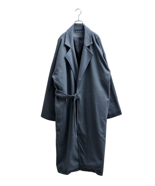 MinoriTY（マイノリティ）の「ソフトメルトン タイロッケン ロングコート（チェスターコート・メンズ・ブラック/グレー/ブラウン・L/M）」の15枚目の写真