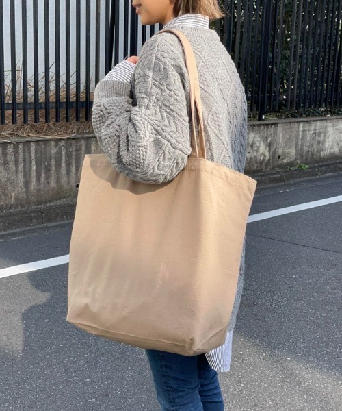 セール】【SETUP7】キャンバストート(L) A4収納・PC収納・エコバッグ