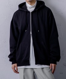 【Adoon plain】ダブルジップパーカー