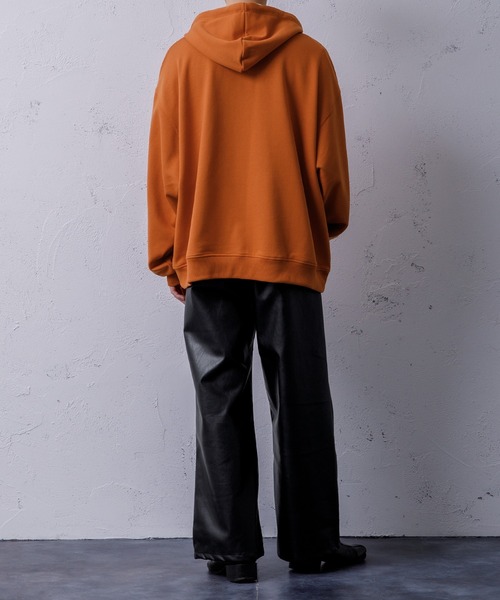 Adoon plain(アドーンプレーン)の「【Adoon plain】ダブルジップパーカー(パーカー・メンズ・ライトグリーン/オレンジ/ライトグレー/ブラック・LARGE/MEDIUM)」の22枚目の写真