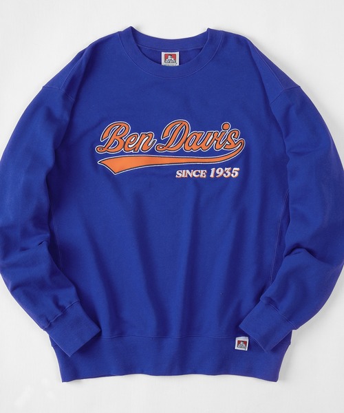 BEN DAVIS（ベンデイビス）の「【BEN　DAVIS/ベンデイビス】スタジアムロゴ ワッペン スウェット/トレーナー（スウェット・レディース・アッシュグレー/ネイビー/ダークグリーン/グリーン/ブルー・M/L/XL）」の5枚目の写真