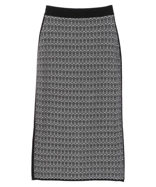 AMERICAN HOLIC（アメリカンホリック）の「ニットジャガードスカート（スカート・レディース・ブラック・S/M/L）」の11枚目の写真