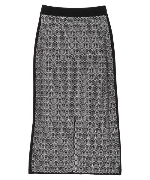 AMERICAN HOLIC（アメリカンホリック）の「ニットジャガードスカート（スカート・レディース・ブラック・S/M/L）」の12枚目の写真