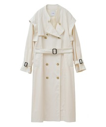 CLANE | 【CLANE/クラネ】2WAY SQUARE SLEEVE TRENCH COAT/2ウェイスクエアスリーブトレンチコート 12101-0042(トレンチコート)