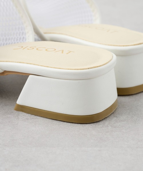 DISCOAT(ディスコート)の「メッシュミュールサンダル(サンダル・レディース・オフホワイト/ブラック・MEDIUM/LARGE)」の18枚目の写真