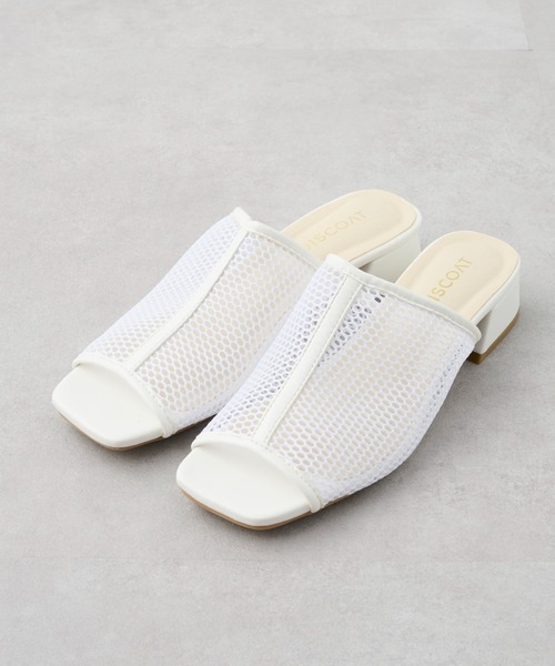 DISCOAT(ディスコート)の「メッシュミュールサンダル(サンダル・レディース・オフホワイト/ブラック・MEDIUM/LARGE)」の22枚目の写真