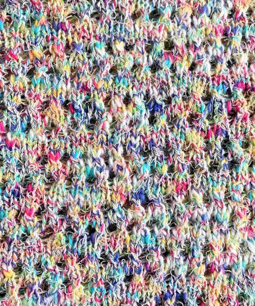 Q(キュー)の「MIXヤーンニット(ニット/セーター・レディース・マルチ/ホワイト系その他・MEDIUM)」の7枚目の写真