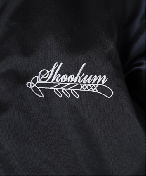 SKOOKUM(スクーカム)の「【SKOOKUM / スクーカム】別注スタジアムジャケット(スタジャン・メンズ・アイボリー/ネイビー・MEDIUM/LARGE/X-LARGE)」の15枚目の写真
