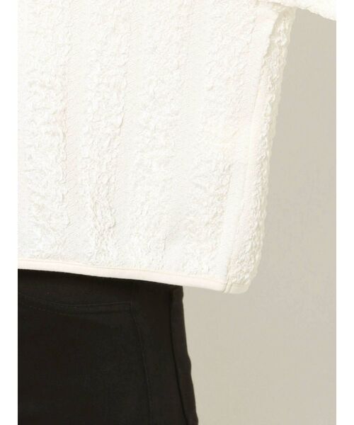 merry jenny（メリージェニー）の「くしゅくしゅショートTOPS（Tシャツ/カットソー・レディース・ブラック/アイボリー・FREE）」の9枚目の写真