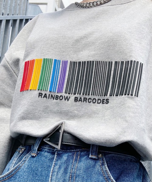 Figments（フィグメンツ）の「バーコードスウェット（スウェット・レディース・ブラック/グレー・FREE）」の15枚目の写真