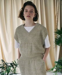 unfil | unfil | ヘンプスリーブレスニットトップ WOMEN(ベスト)
