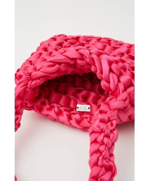 SLY（スライ）の「RIBBON YARN BAG リボン ヤーン バッグ（ハンドバッグ・レディース・ピンク/グリーン・FREE）」の13枚目の写真