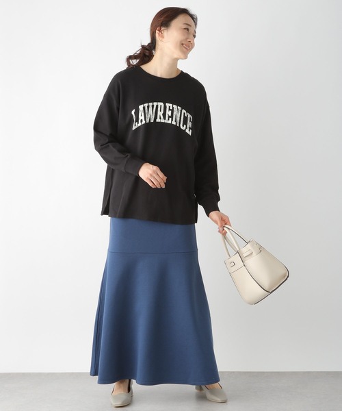 LEPSIM（レプシィム）の「ミニウラケロゴプリントプルオーバー　271500（Tシャツ/カットソー・レディース・ブラック/グレー/オフホワイト・FREE）」の7枚目の写真