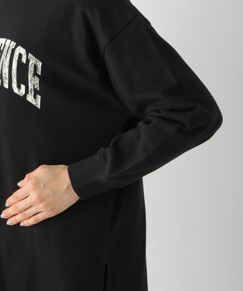 LEPSIM（レプシィム）の「ミニウラケロゴプリントプルオーバー　271500（Tシャツ/カットソー・レディース・ブラック/グレー/オフホワイト・FREE）」の14枚目の写真