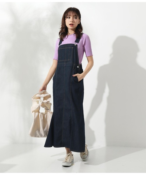 CHILLE（チル）の「デニムマーメイドジャンパースカート（ジャンパー