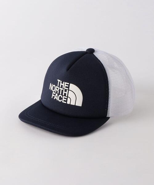 THE NORTH FACE(ザノースフェイス)の「<THE NORTH FACE(ザノースフェイス)> ロゴ メッシュ キャップ(キャップ・キッズ・ベージュ/ネイビー/ライラック・54-56cm)」の1枚目の写真