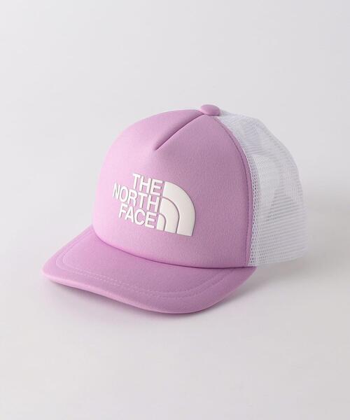 THE NORTH FACE(ザノースフェイス)の「<THE NORTH FACE(ザノースフェイス)> ロゴ メッシュ キャップ(キャップ・キッズ・ベージュ/ネイビー/ライラック・54-56cm)」の3枚目の写真