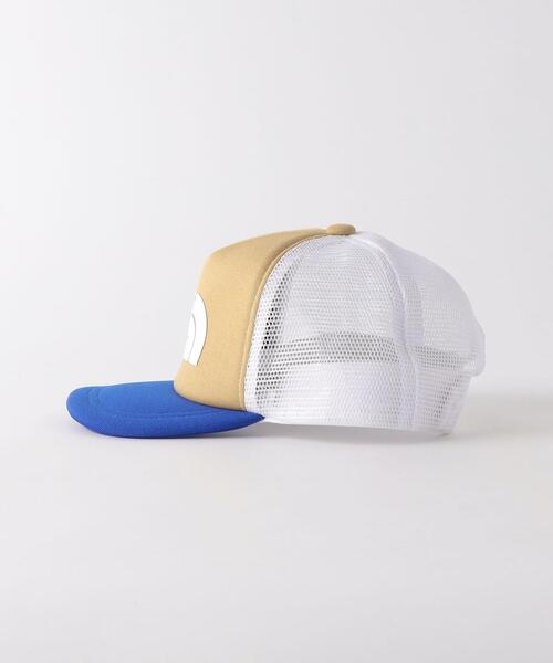 THE NORTH FACE(ザノースフェイス)の「<THE NORTH FACE(ザノースフェイス)> ロゴ メッシュ キャップ(キャップ・キッズ・ベージュ/ネイビー/ライラック・54-56cm)」の4枚目の写真