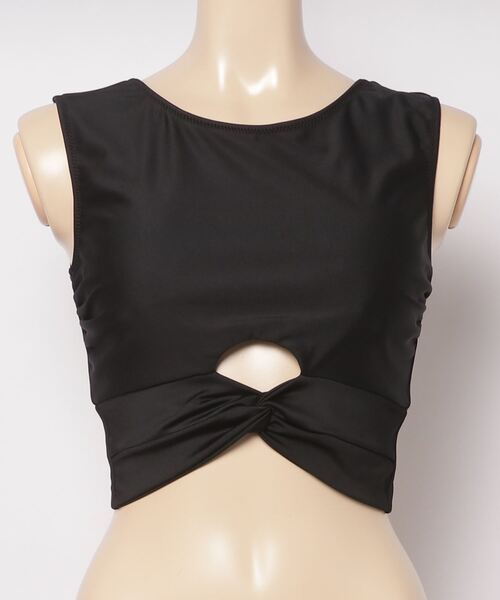 EGOIST（エゴイスト）の「EGOIST/エゴイスト  水陸両用  無地/タイダイ柄フィットネスブラトップ /セットアップ対応  24808（水着・レディース・ブラック/グレー/ブルー・11号/9号）」の20枚目の写真