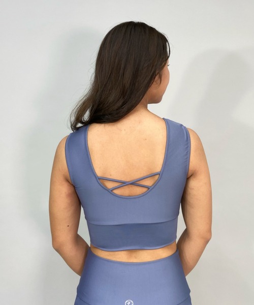 EGOIST（エゴイスト）の「EGOIST/エゴイスト  水陸両用  無地/タイダイ柄フィットネスブラトップ /セットアップ対応  24808（水着・レディース・ブラック/グレー/ブルー・11号/9号）」の17枚目の写真