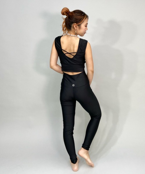 EGOIST（エゴイスト）の「EGOIST/エゴイスト  水陸両用  無地/タイダイ柄フィットネスブラトップ /セットアップ対応  24808（水着・レディース・ブラック/グレー/ブルー・11号/9号）」の10枚目の写真