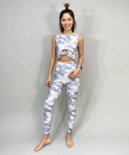 EGOIST（エゴイスト）の「EGOIST/エゴイスト  水陸両用  無地/タイダイ柄フィットネスブラトップ /セットアップ対応  24808（水着・レディース・ブラック/グレー/ブルー・11号/9号）」の13枚目の写真