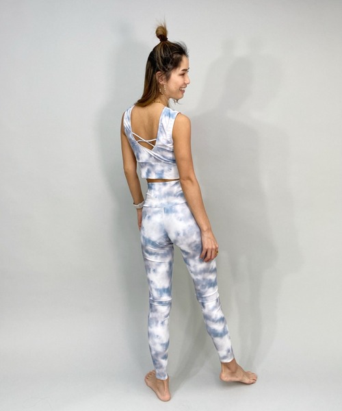 EGOIST（エゴイスト）の「EGOIST/エゴイスト  水陸両用  無地/タイダイ柄フィットネスブラトップ /セットアップ対応  24808（水着・レディース・ブラック/グレー/ブルー・11号/9号）」の15枚目の写真